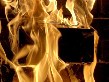 Close-up of fire