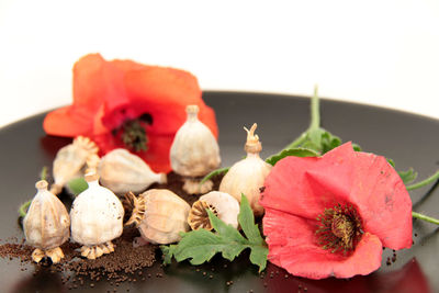 Close-up of vegetables on table