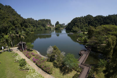 Scenic view of river