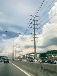 Traffic on road