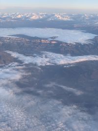 Aerial view of cloudscape