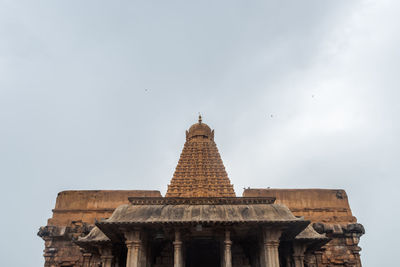 Low angle view of historical building against sky