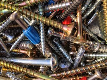 Close-up of machine part