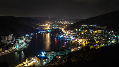 Balaklava bay in the night