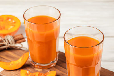 Close-up of drink on table