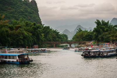 Scenic view of river against sky