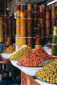 Various fruits for sale in market