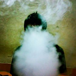 Close-up of woman in water