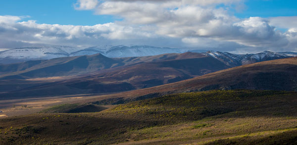 Scenic view of landscape against sky