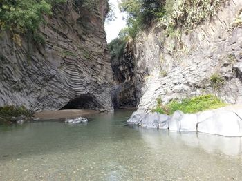 Scenic view of lake