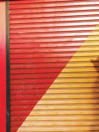 Full frame shot of shutter