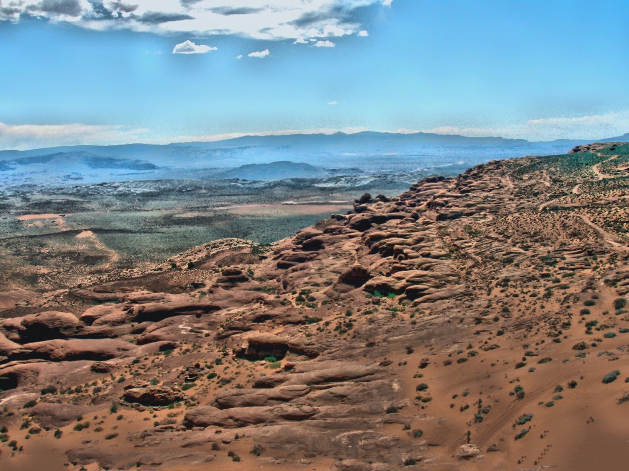 tranquil scene, tranquility, sky, scenics, landscape, beauty in nature, sand, nature, mountain, desert, arid climate, physical geography, non-urban scene, remote, geology, blue, rock formation, cloud, barren, idyllic