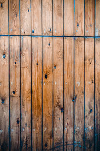 Full frame shot of wooden door