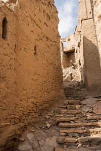 Low angle view of old building