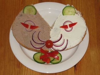 Close-up of food on plate