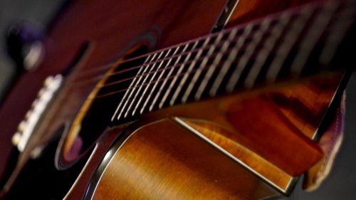 Close-up of guitar