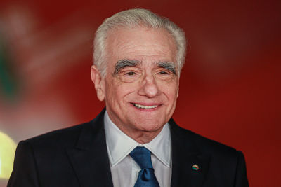 Martin scorsese, attends red carpet in 14th rome cine fest