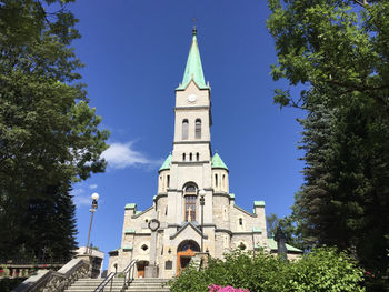 The church of the holy family in zakopane, a town in the extreme south of poland.