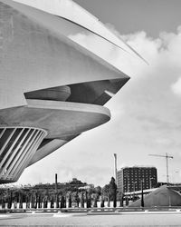 Built structure against sky in city