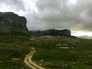 Scenic view of landscape against sky