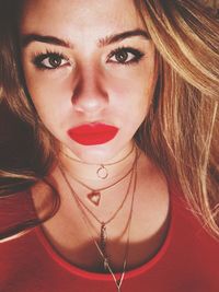 Portrait of young woman