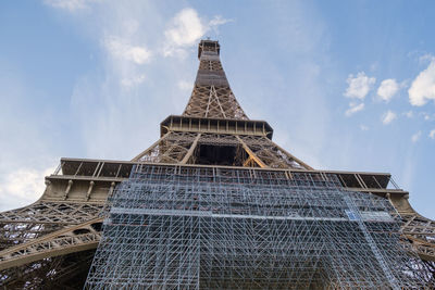 Low angle view of historical building against sky