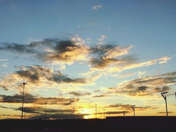 Scenic view of sky at sunset