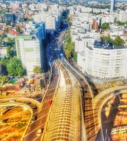 Aerial view of cityscape