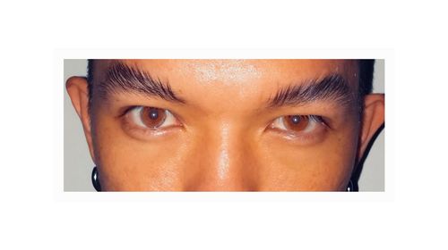 Close-up portrait of young woman