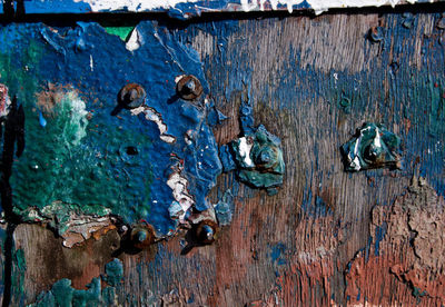 Full frame shot of rusty metal