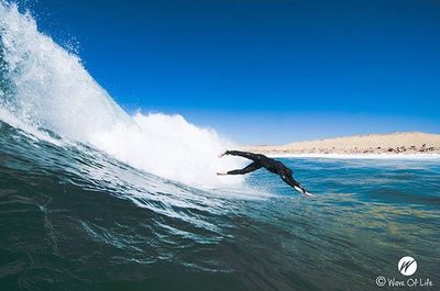 View of waves in sea