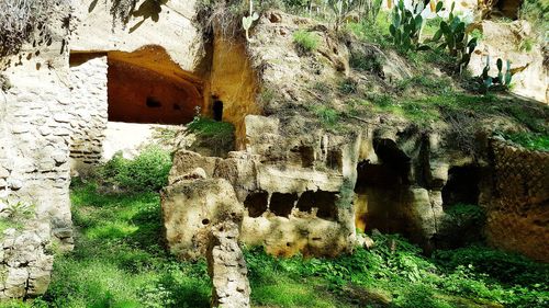 Panoramic view of cave