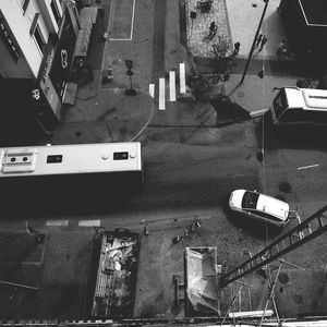 Train in city