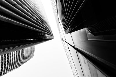 Low angle view of buildings against sky