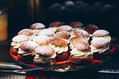 Close-up of cupcakes