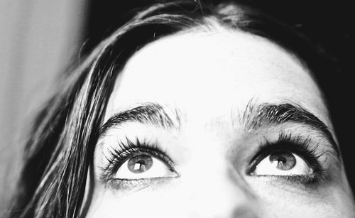 Close-up portrait of woman