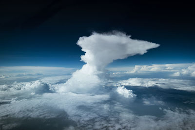 Low angle view of clouds in sky