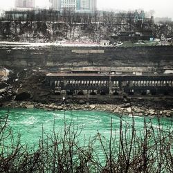 River with buildings in background