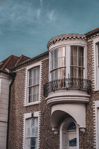 Low angle view of building against sky