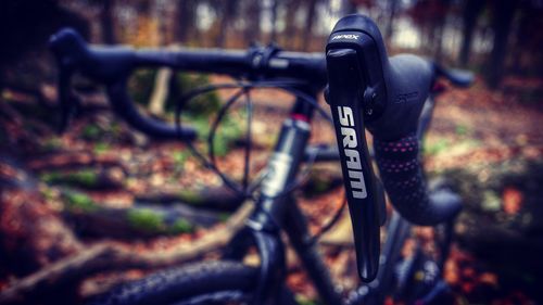Close-up of bicycle