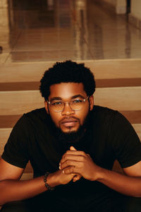 Portrait of young man