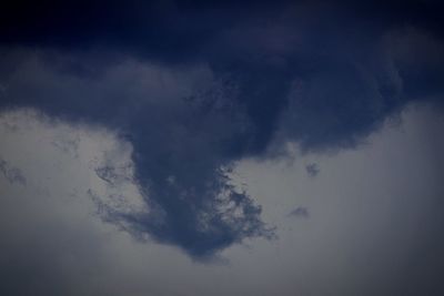 Low angle view of cloudy sky
