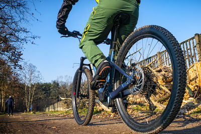 Cycling tour in a countryside