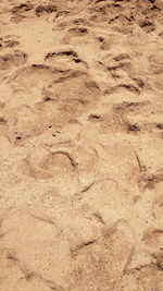 Full frame shot of sand