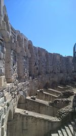 Old ruins against clear sky