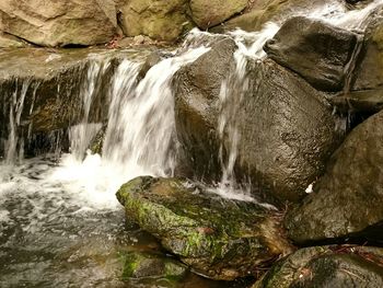 Rocks in river