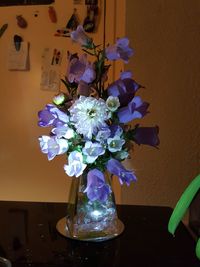 Close-up of flowers in vase