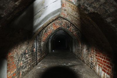 Steps in tunnel