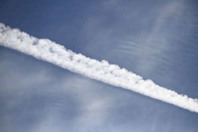 Low angle view of cloudy sky