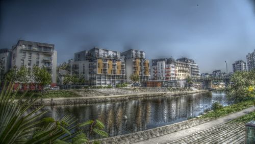 River with buildings in background